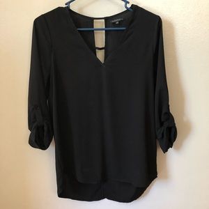 Black Casual Blouse